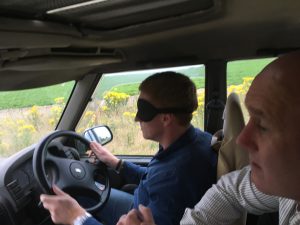 CCTP UK Evening Activity - Blindfold Driving with Team Directions