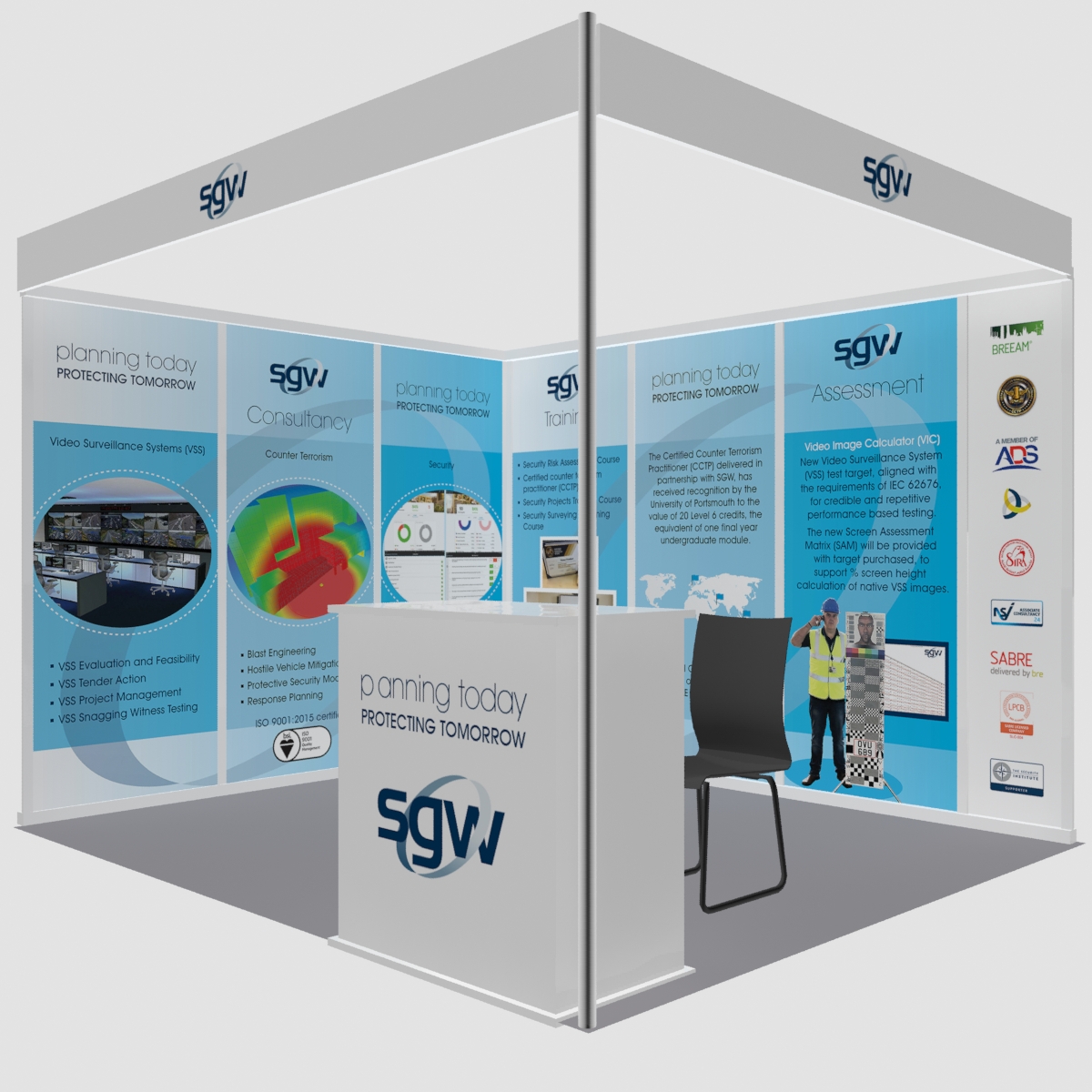 SGW will exhibit on stand A20 at International Security Expo in London